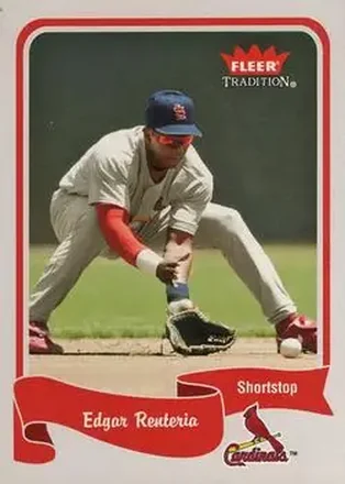 2004 Fleer Tradition #366 - Edgar Renteria - St. Louis Cardinals
