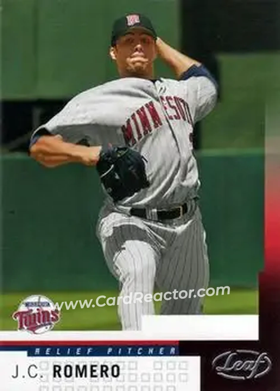 2004 Leaf #51 - J.C. Romero - Minnesota Twins - Front