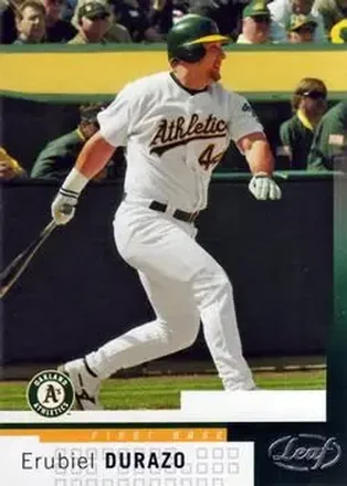 2004 Leaf #67 - Erubiel Durazo - Oakland Athletics