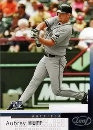 2004 Leaf #81 - Aubrey Huff - Tampa Bay Devil Rays