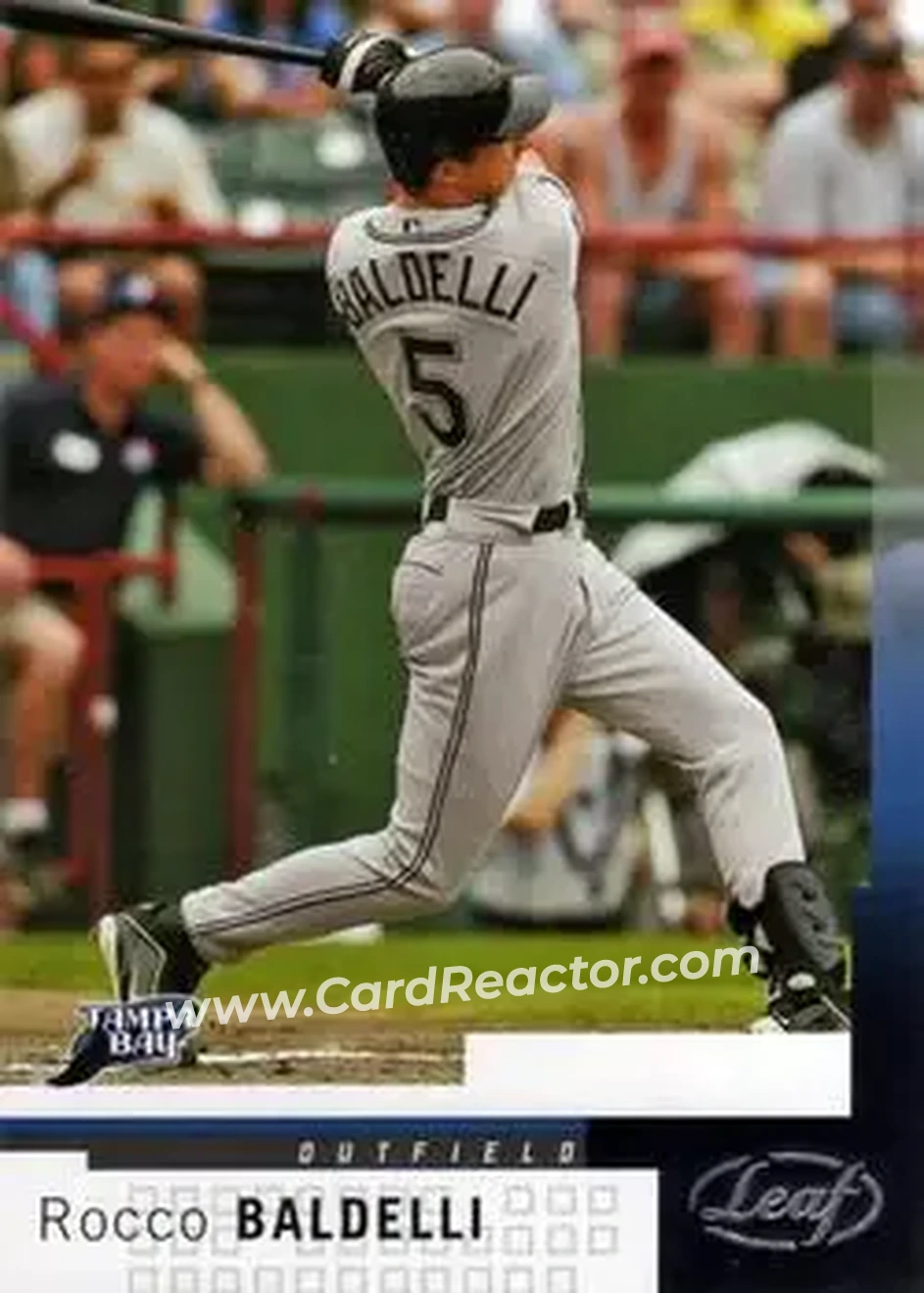 2004 Leaf #84 - Rocco Baldelli - Tampa Bay Devil Rays - Front