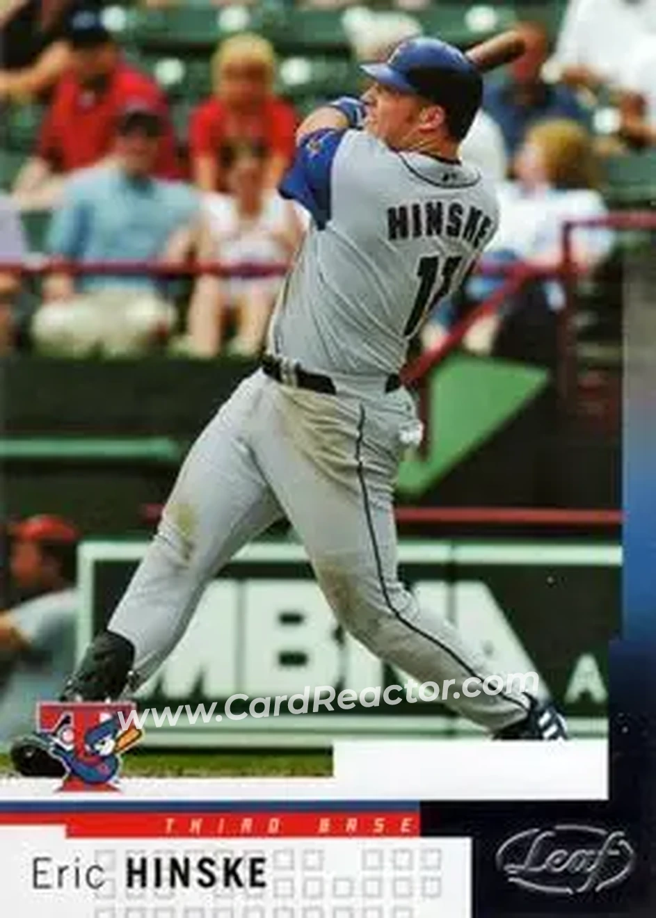 2004 Leaf #93 - Eric Hinske - Toronto Blue Jays - Front 2004 Leaf #93 - Eric Hinske - Toronto Blue Jays - Front