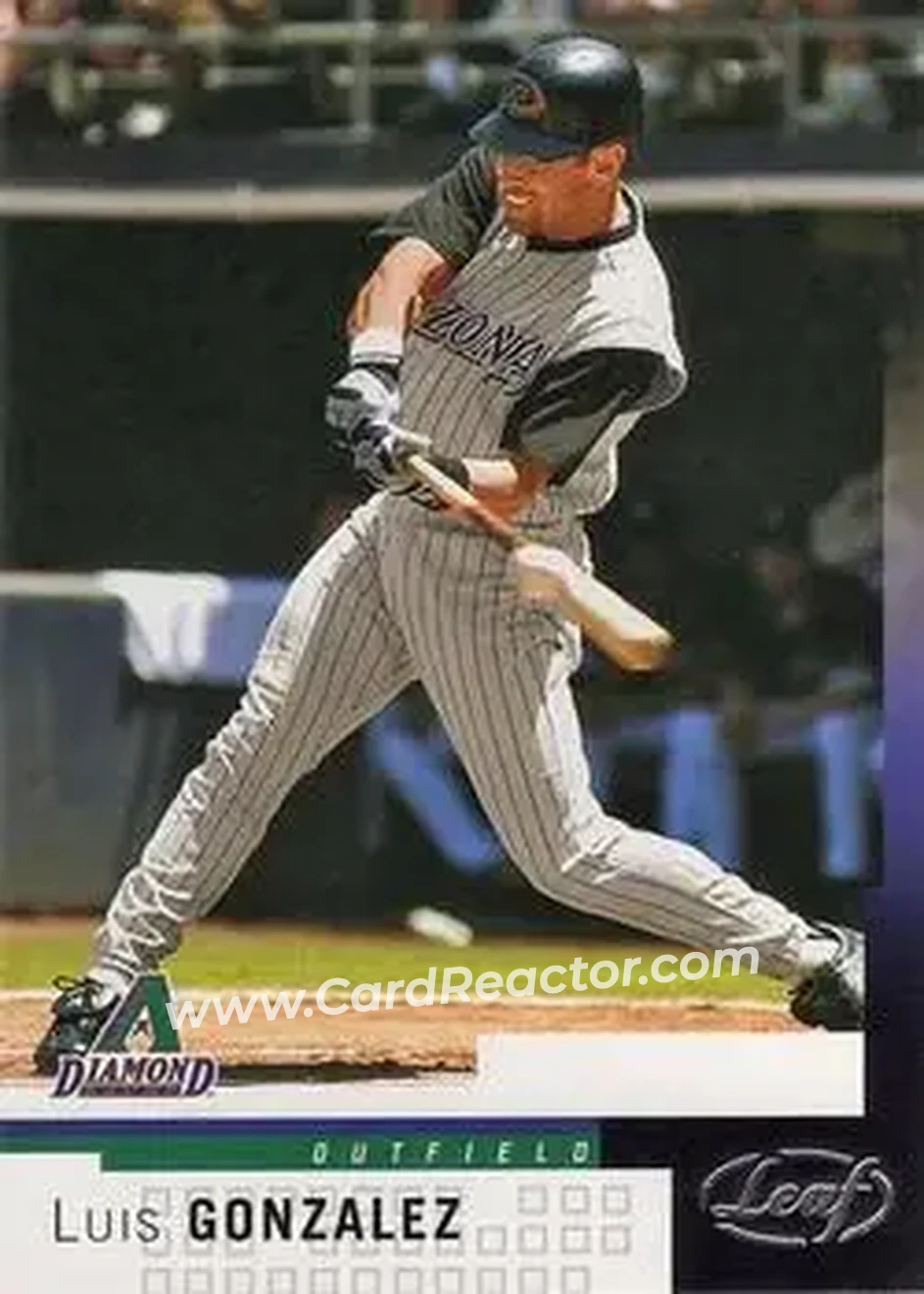 2004 Leaf #101 - Luis Gonzalez - Arizona Diamondbacks - Front