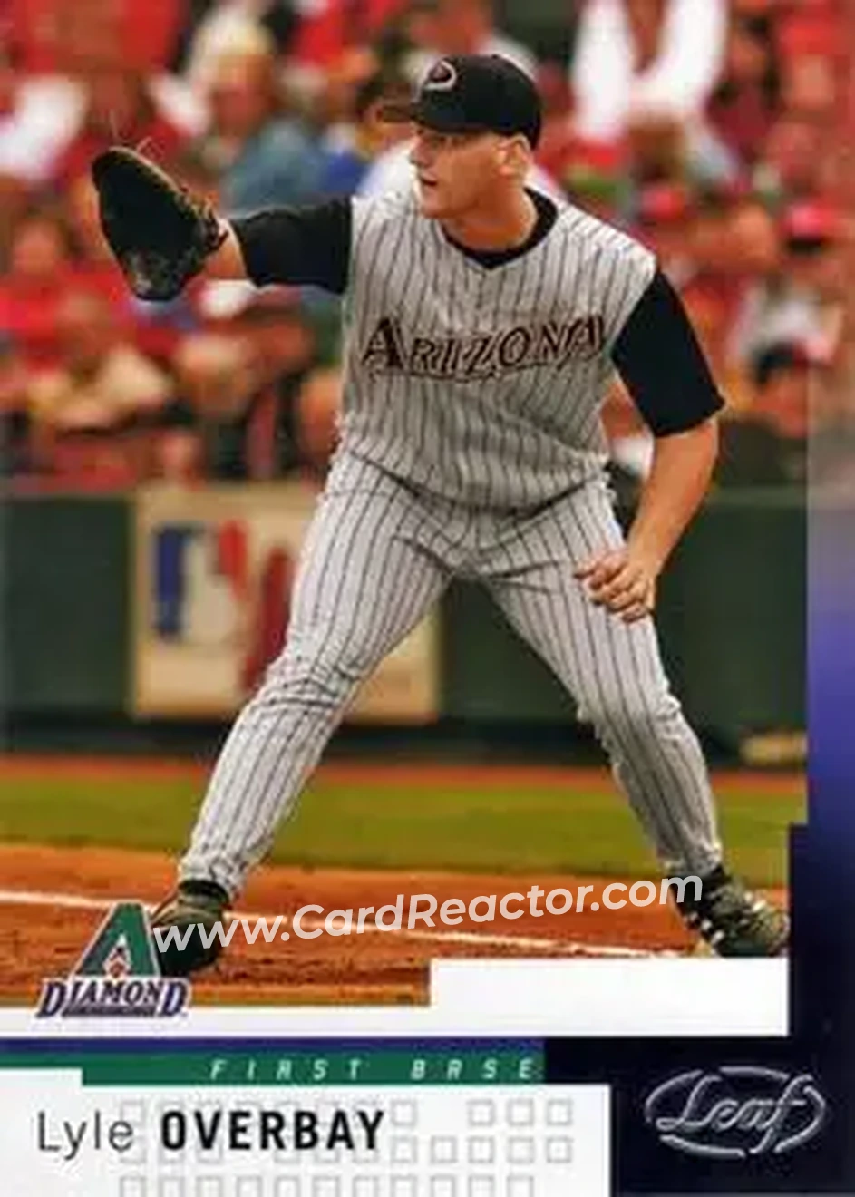 2004 Leaf #102 - Lyle Overbay - Arizona Diamondbacks - Front 2004 Leaf #102 - Lyle Overbay - Arizona Diamondbacks - Front