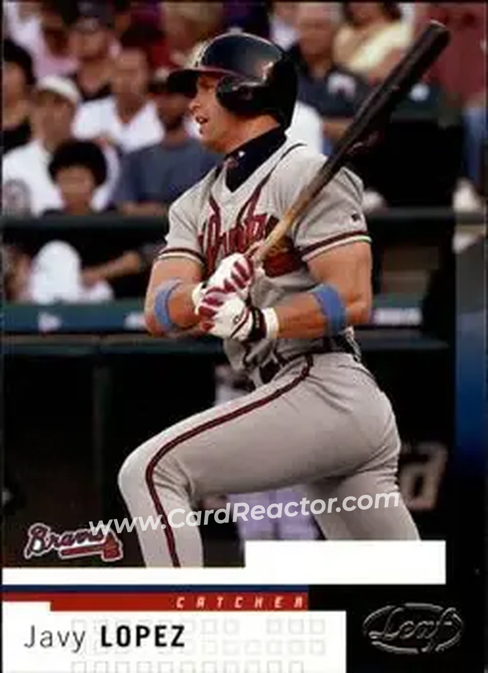 2004 Leaf #110 - Javier Lopez - Atlanta Braves - Front 2004 Leaf #110 - Javier Lopez - Atlanta Braves - Front