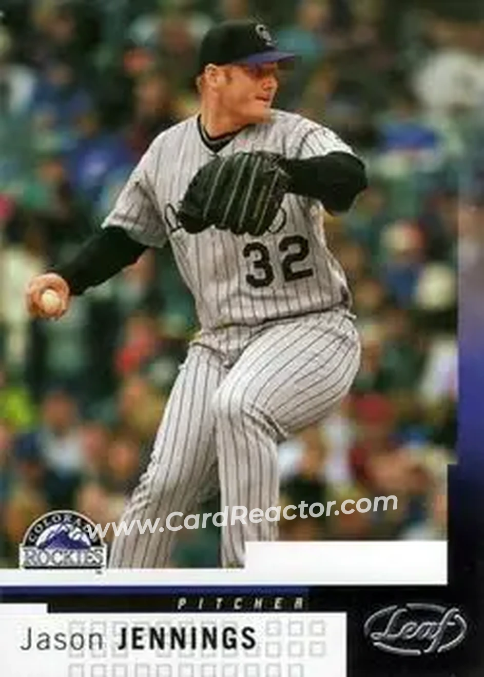 2004 Leaf #127 - Jason Jennings - Colorado Rockies - Front