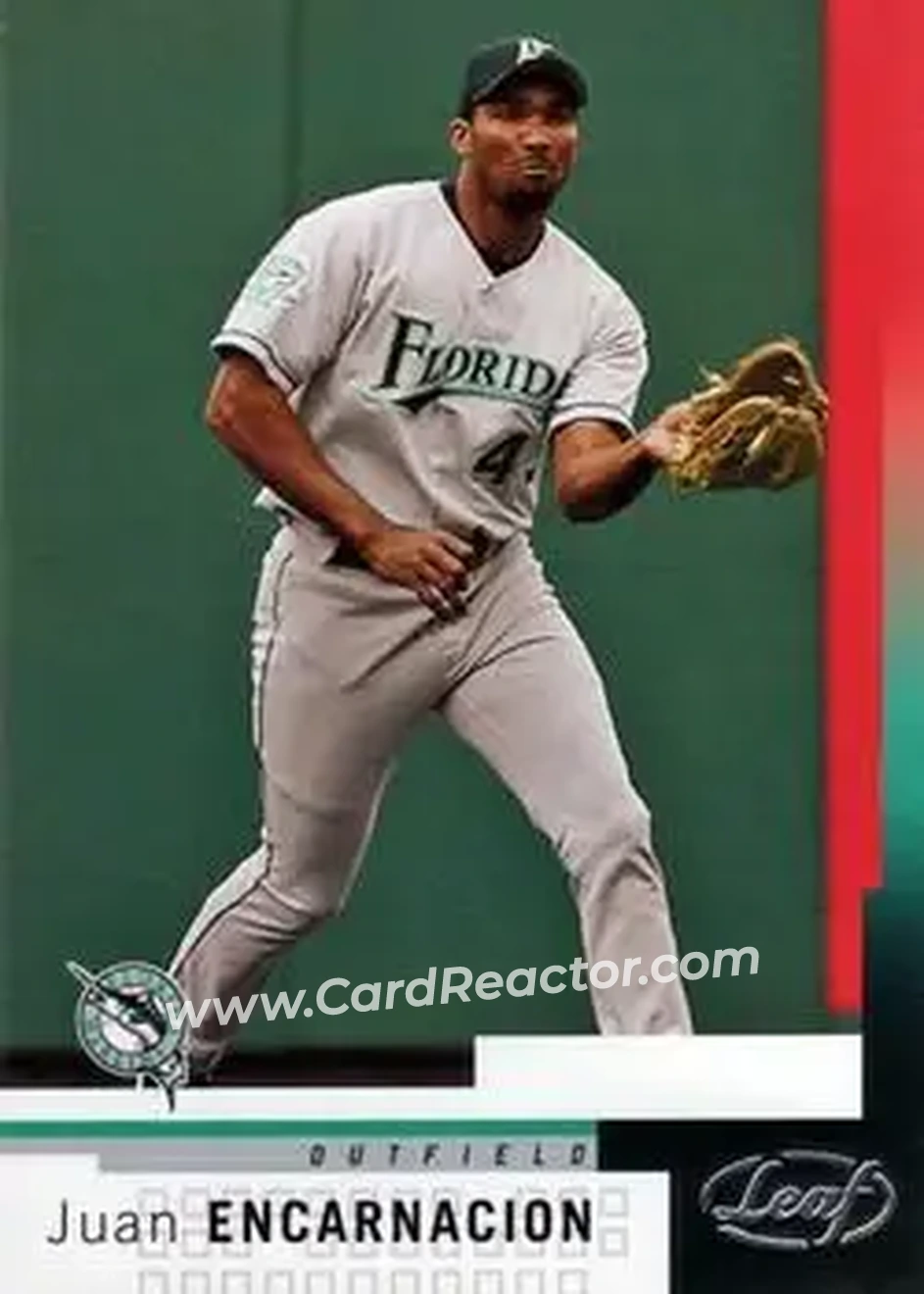2004 Leaf #135 - Juan Encarnacion - Florida Marlins - Front