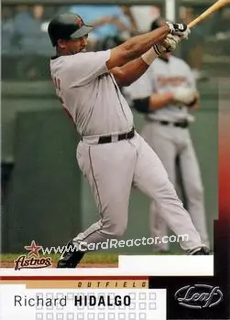 2004 Leaf #141 - Richard Hidalgo - Houston Astros - Front