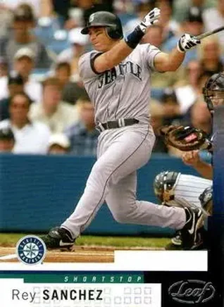 2004 Leaf #152 - Rey Sanchez - Seattle Mariners