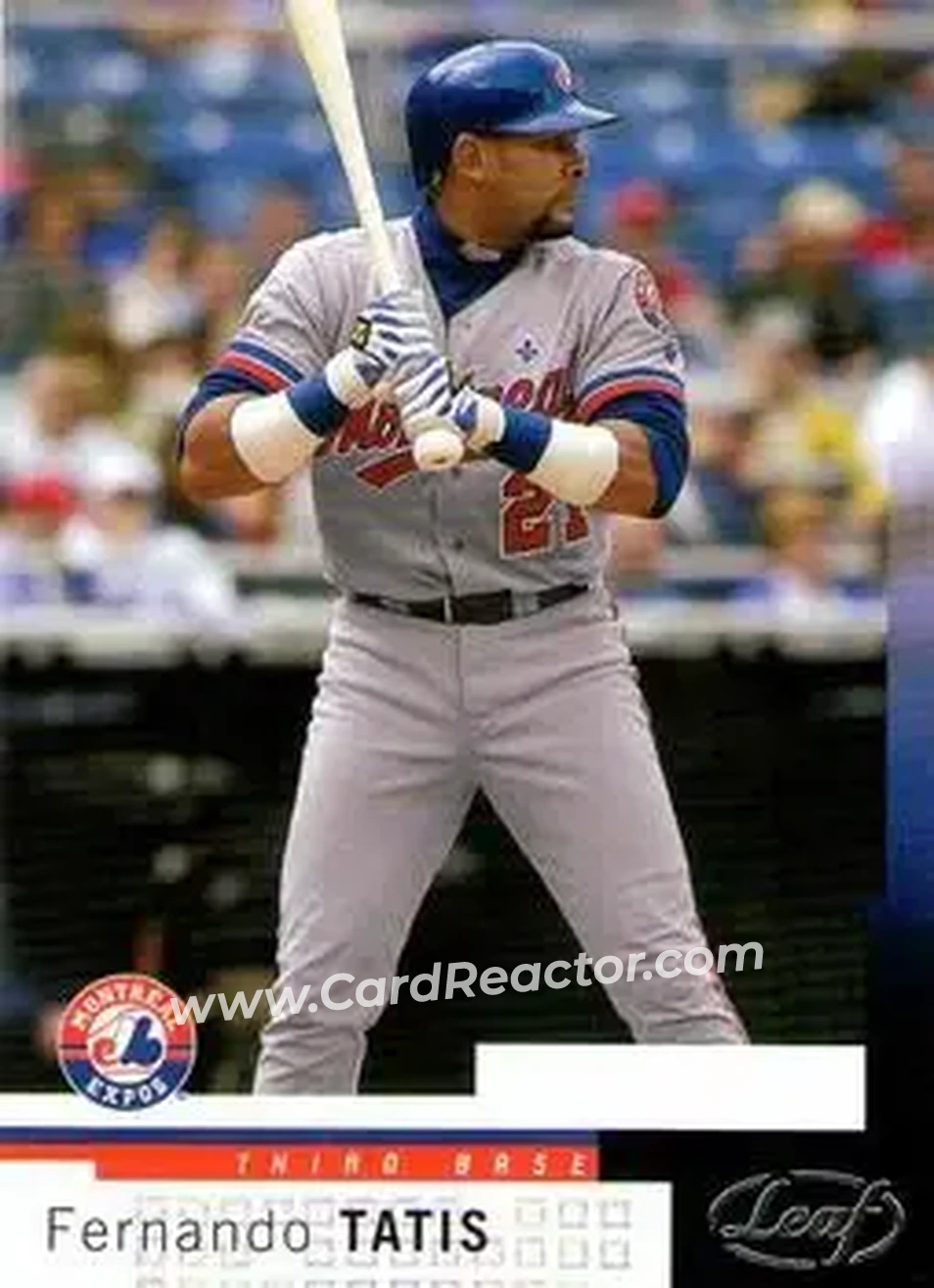 2004 Leaf #156 - Fernando Tatis - Montreal Expos - Front 2004 Leaf #156 - Fernando Tatis - Montreal Expos - Front