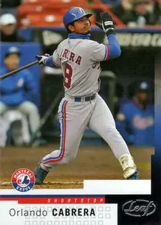 2004 Leaf #159 - Orlando Cabrera - Montreal Expos