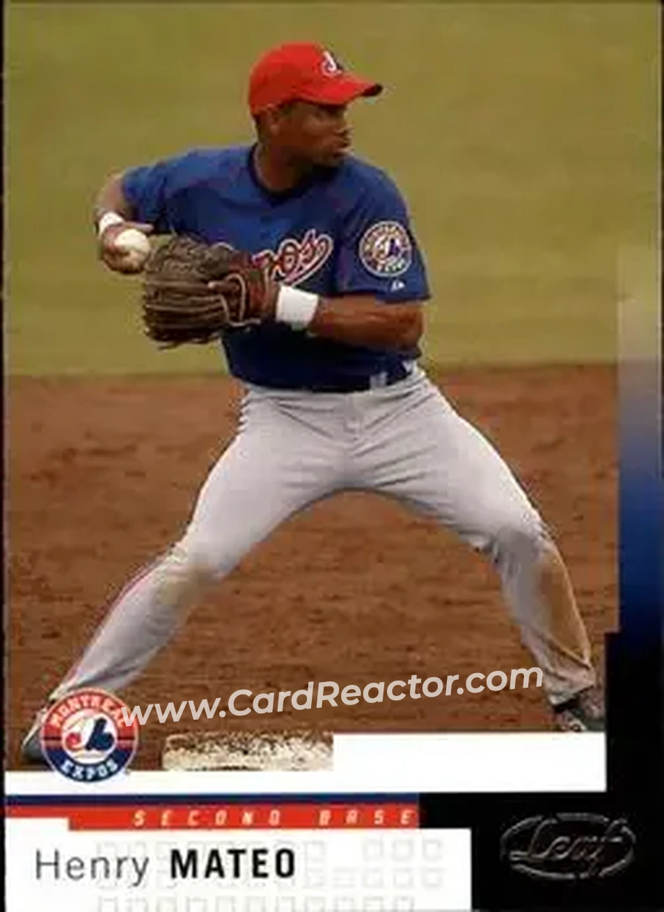 2004 Leaf #160 - Henry Mateo - Montreal Expos - Front 2004 Leaf #160 - Henry Mateo - Montreal Expos - Front
