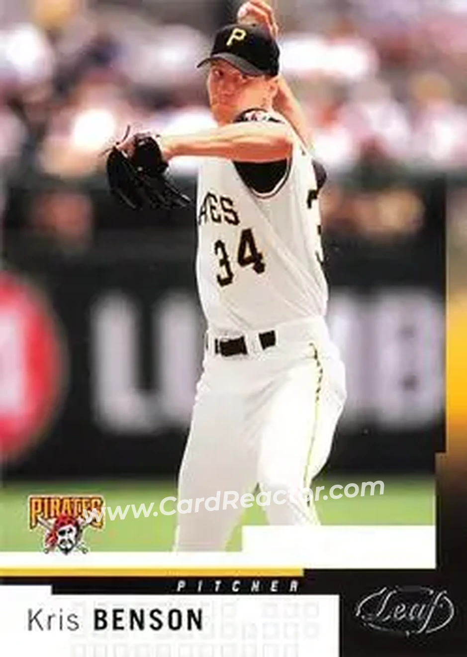 2004 Leaf #181 - Kris Benson - Pittsburgh Pirates - Front