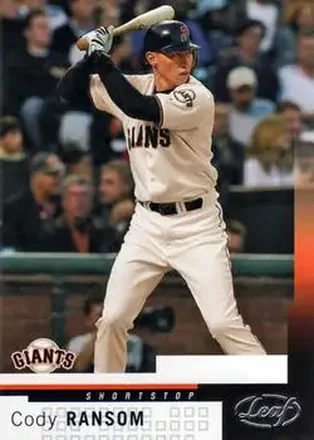 2004 Leaf #198 - Cody Ransom - San Francisco Giants
