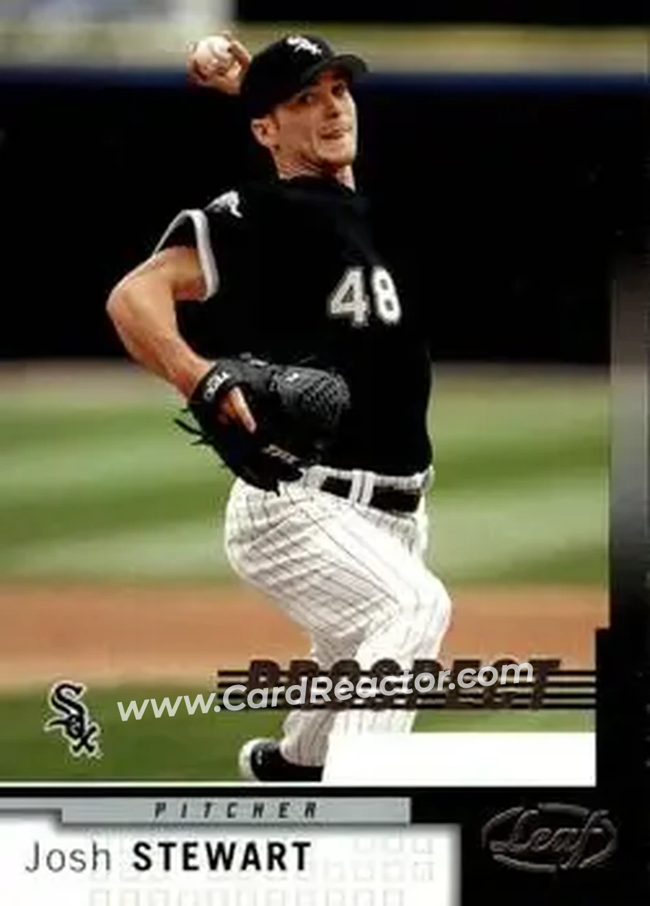 2004 Leaf #207 - Josh Stewart - Chicago White Sox - Front 2004 Leaf #207 - Josh Stewart - Chicago White Sox - Front