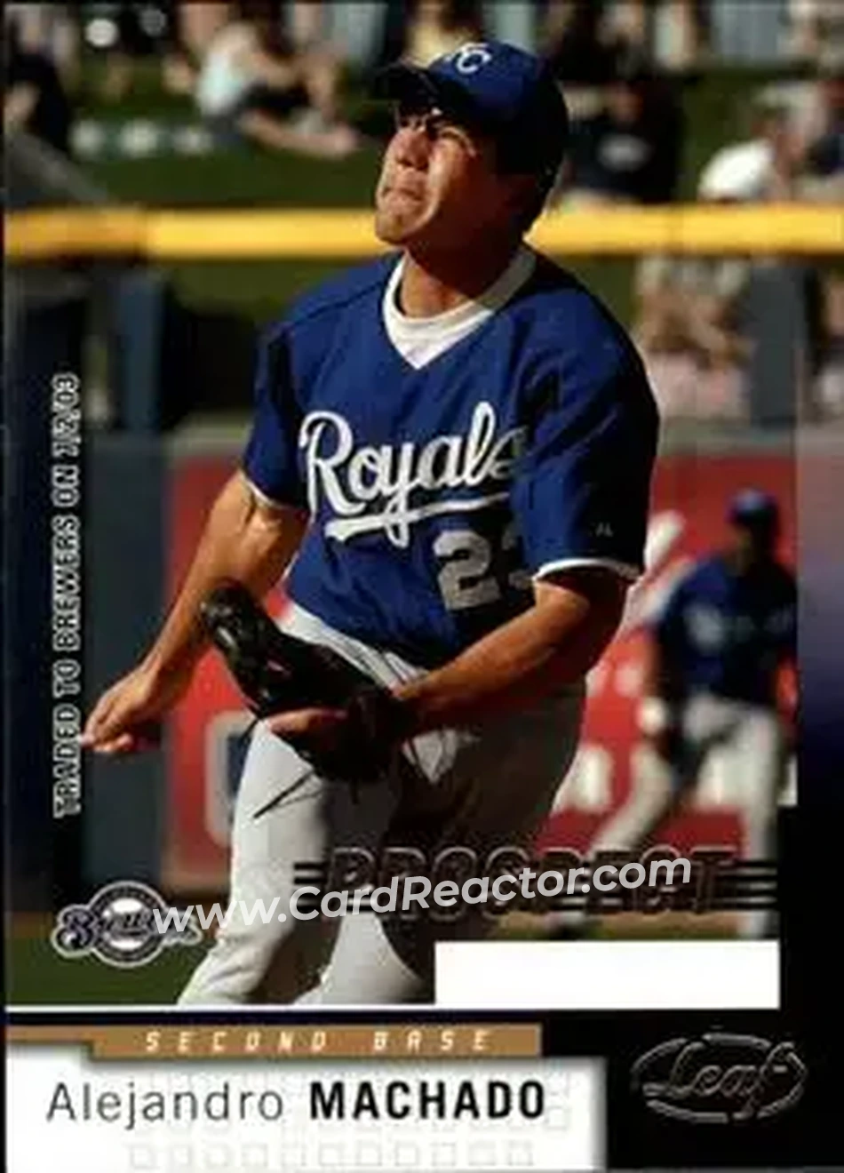 2004 Leaf #212 - Alejandro Machado - Milwaukee Brewers - Front 2004 Leaf #212 - Alejandro Machado - Milwaukee Brewers - Front