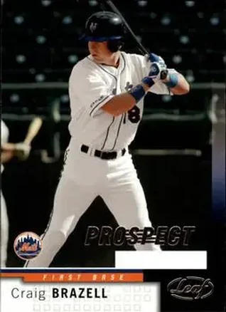 2004 Leaf #214 - Craig Brazell - New York Mets