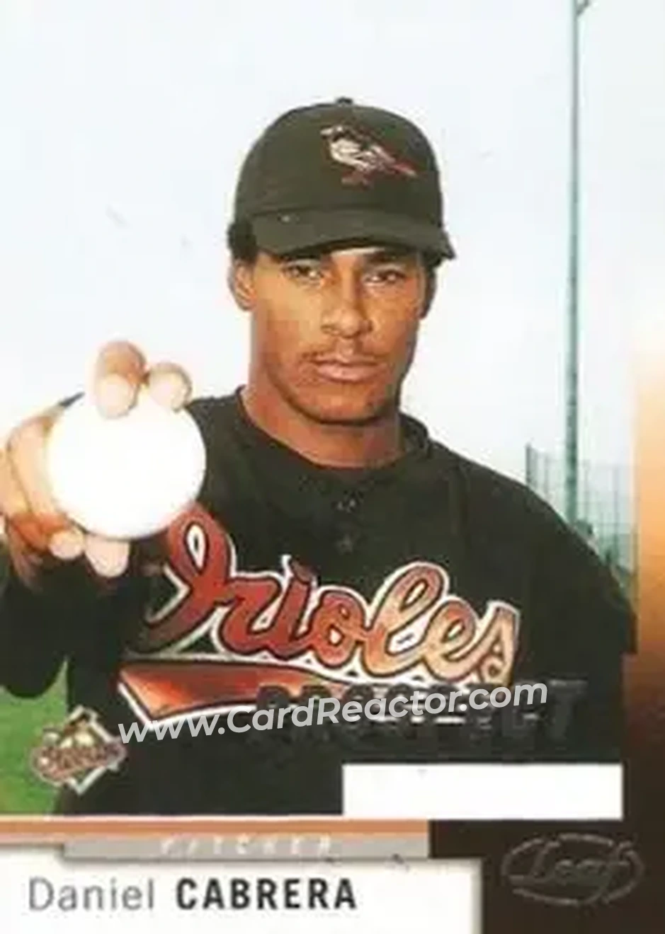 2004 Leaf #215 - Daniel Cabrera - Baltimore Orioles - Front