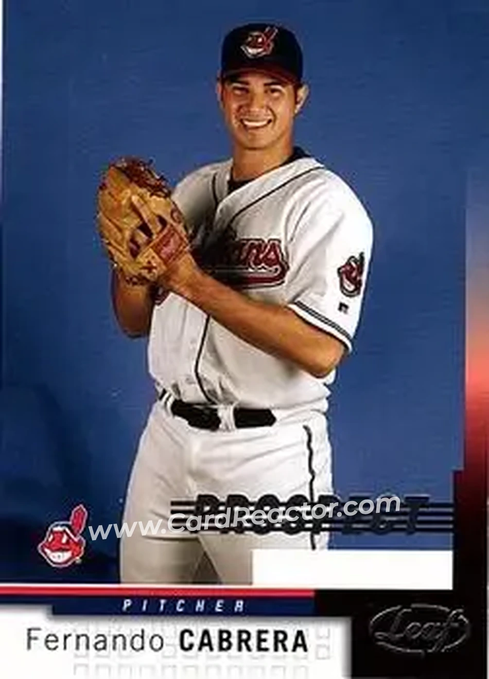 2004 Leaf #216 - Fernando Cabrera - Cleveland Indians - Front 2004 Leaf #216 - Fernando Cabrera - Cleveland Indians - Front