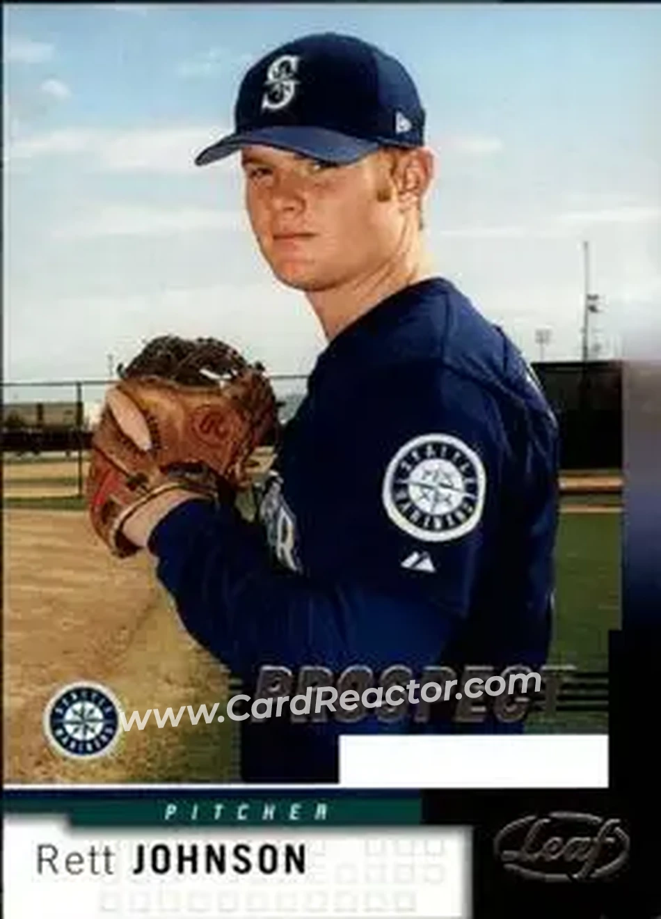 2004 Leaf #221 - Rett Johnson - Seattle Mariners - Front