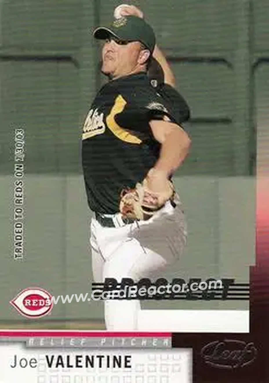 2004 Leaf #229 - Joe Valentine - Cincinnati Reds - Front 2004 Leaf #229 - Joe Valentine - Cincinnati Reds - Front
