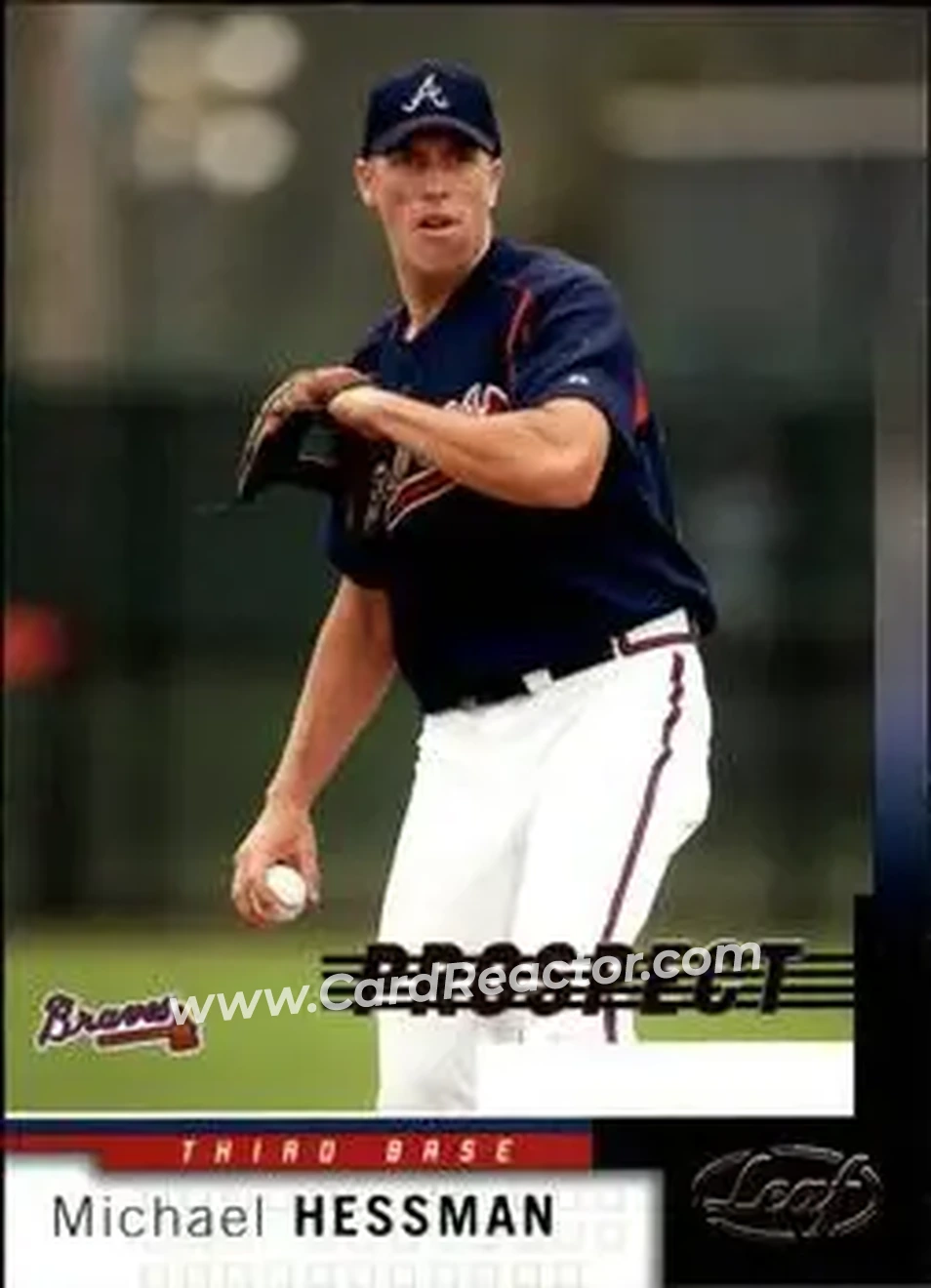 2004 Leaf #231 - Mike Hessman - Atlanta Braves - Front 2004 Leaf #231 - Mike Hessman - Atlanta Braves - Front