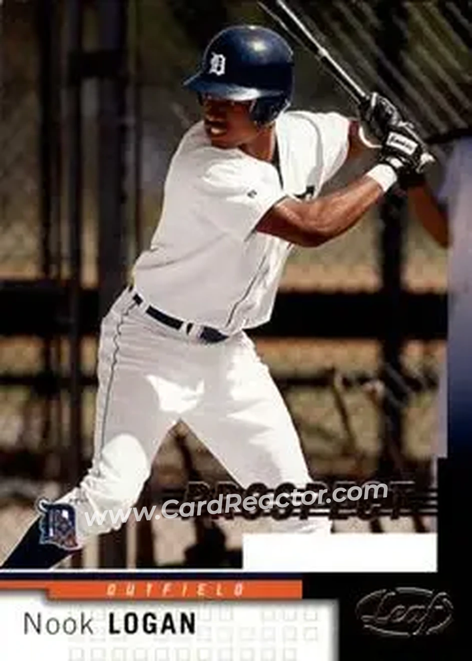 2004 Leaf #235 - Nook Logan - Detroit Tigers - Front 2004 Leaf #235 - Nook Logan - Detroit Tigers - Front