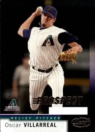 2004 Leaf #236 - Oscar Villarreal - Arizona Diamondbacks