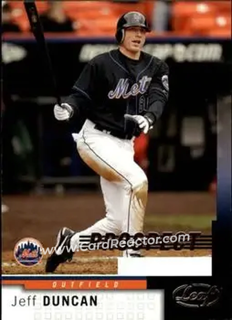 2004 Leaf #242 - Jeff Duncan - New York Mets - Front 2004 Leaf #242 - Jeff Duncan - New York Mets - Front