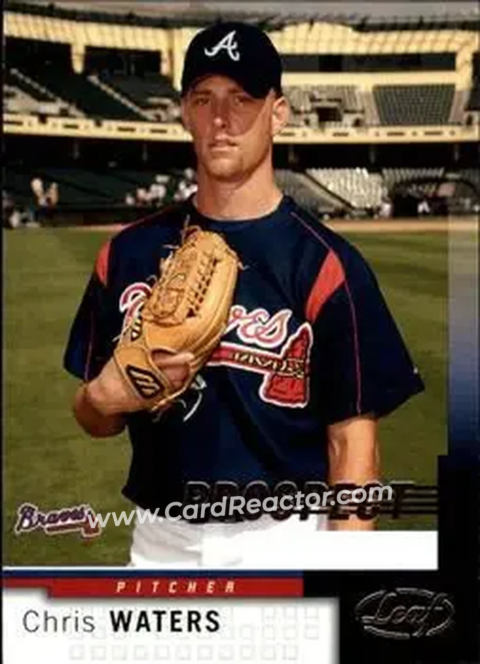 2004 Leaf #243 - Chris Waters - Atlanta Braves - Front 2004 Leaf #243 - Chris Waters - Atlanta Braves - Front
