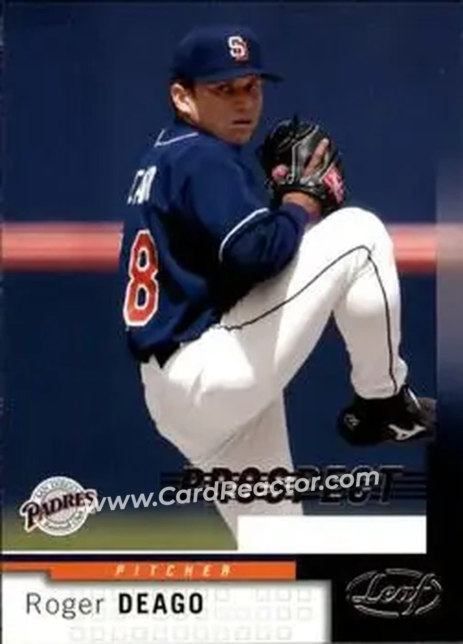 2004 Leaf #248 - Roger Deago - San Diego Padres - Front