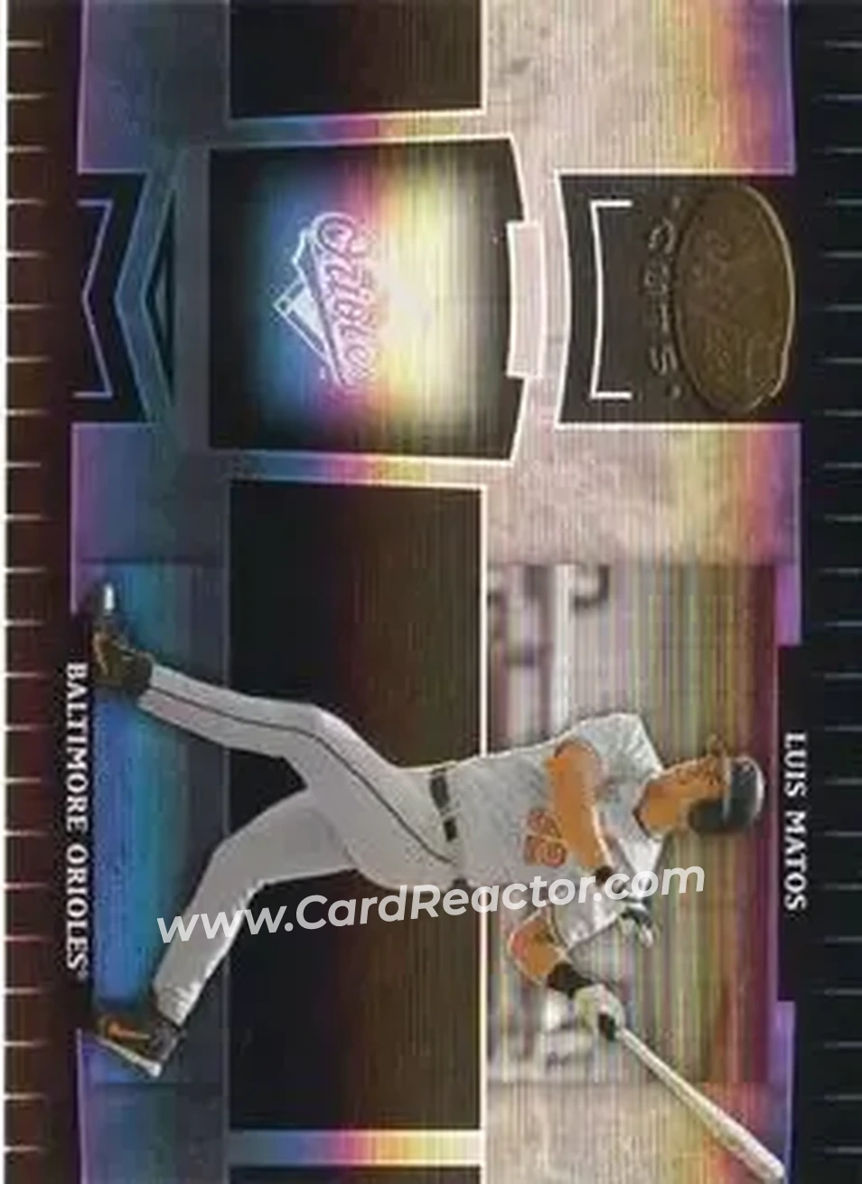 2004 Leaf Certified Cuts #22 - Luis Matos - Baltimore Orioles - Front