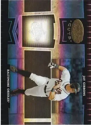 2004 Leaf Certified Cuts #23 - Jay Gibbons - Baltimore Orioles