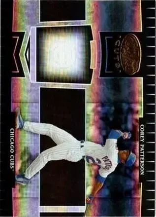 2004 Leaf Certified Cuts #50 - Corey Patterson - Chicago Cubs
