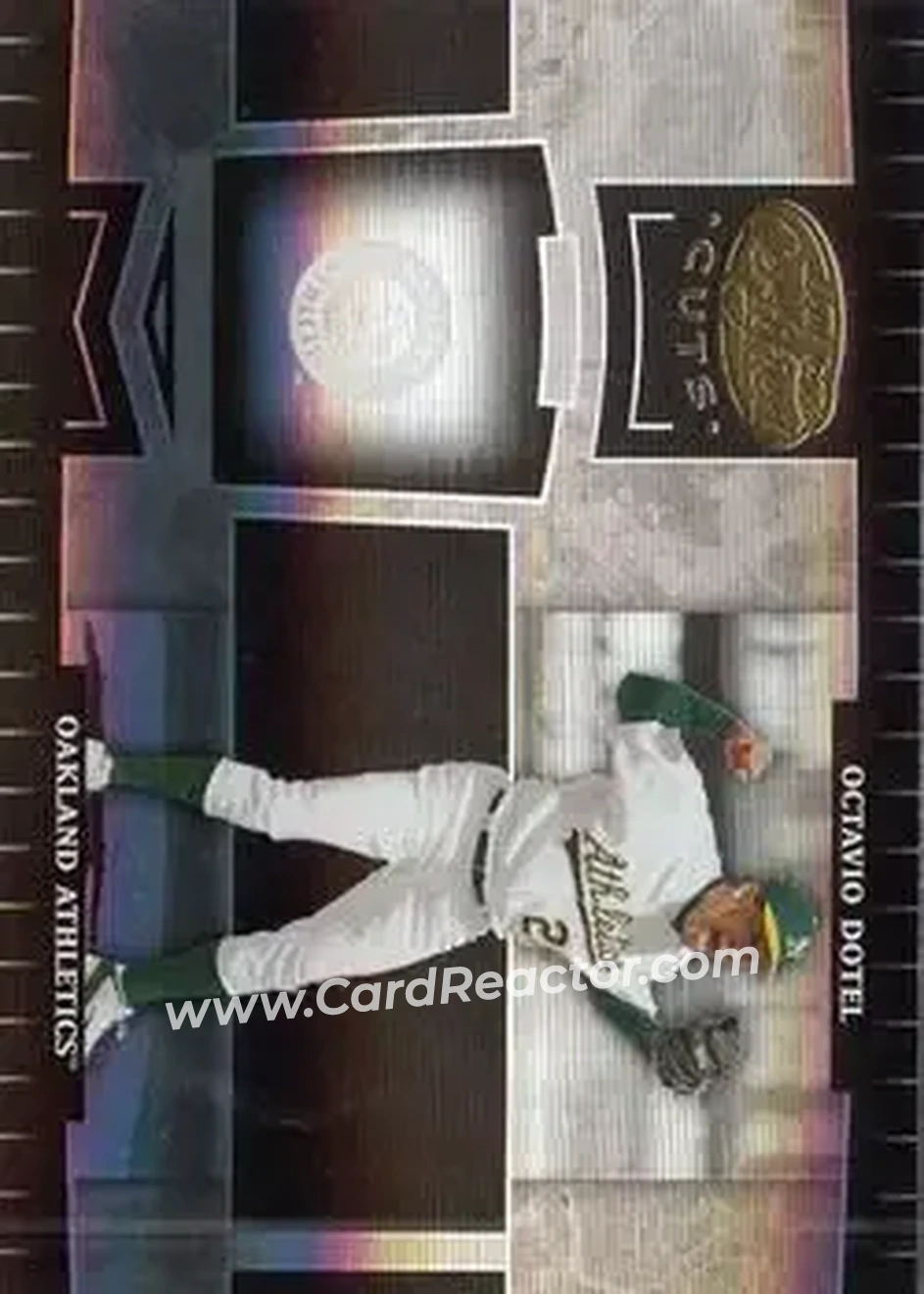 2004 Leaf Certified Cuts #91 - Octavio Dotel - Oakland Athletics - Front