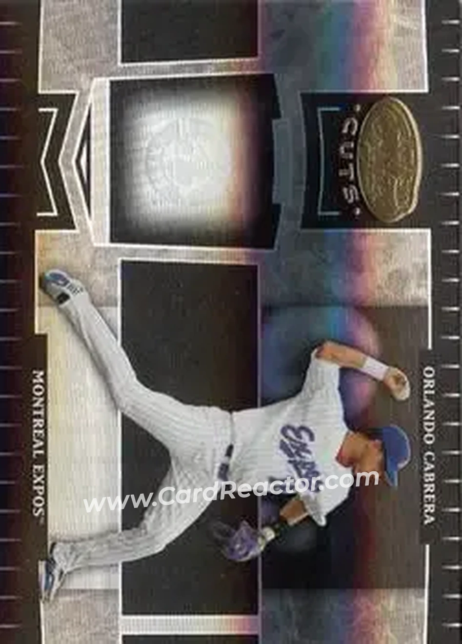 2004 Leaf Certified Cuts #119 - Orlando Cabrera - Montreal Expos - Front