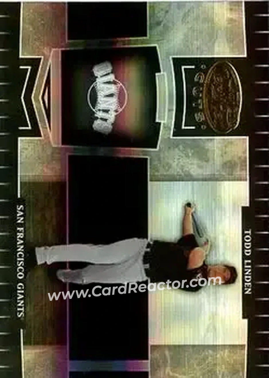 2004 Leaf Certified Cuts #165 - Todd Linden - San Francisco Giants - Front 2004 Leaf Certified Cuts #165 - Todd Linden - San Francisco Giants - Front