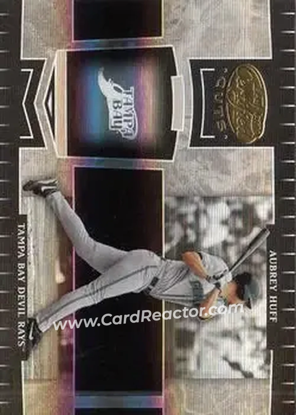 2004 Leaf Certified Cuts #182 - Aubrey Huff - Tampa Bay Devil Rays - Front