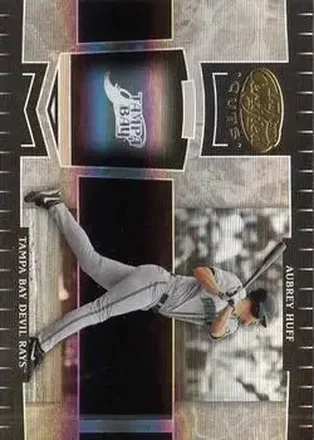 2004 Leaf Certified Cuts #182 - Aubrey Huff - Tampa Bay Devil Rays