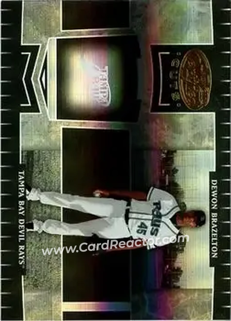 2004 Leaf Certified Cuts #184 - Dewon Brazelton - Tampa Bay Devil Rays - Front