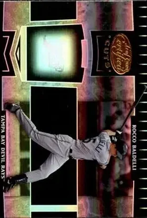 2004 Leaf Certified Cuts #185 - Rocco Baldelli - Tampa Bay Devil Rays