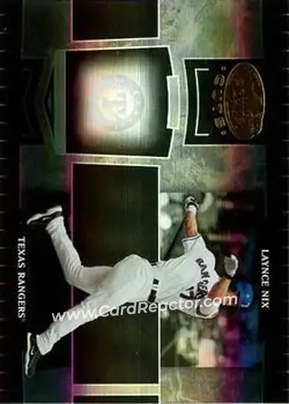 2004 Leaf Certified Cuts #190 - Laynce Nix - Texas Rangers - Front