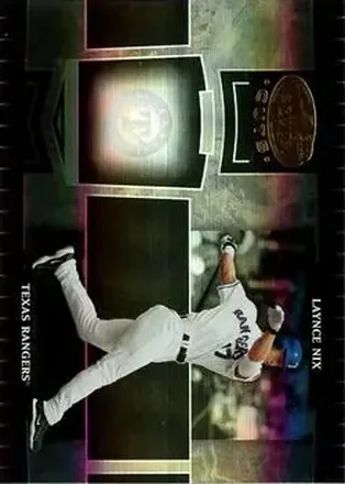 2004 Leaf Certified Cuts #190 - Laynce Nix - Texas Rangers