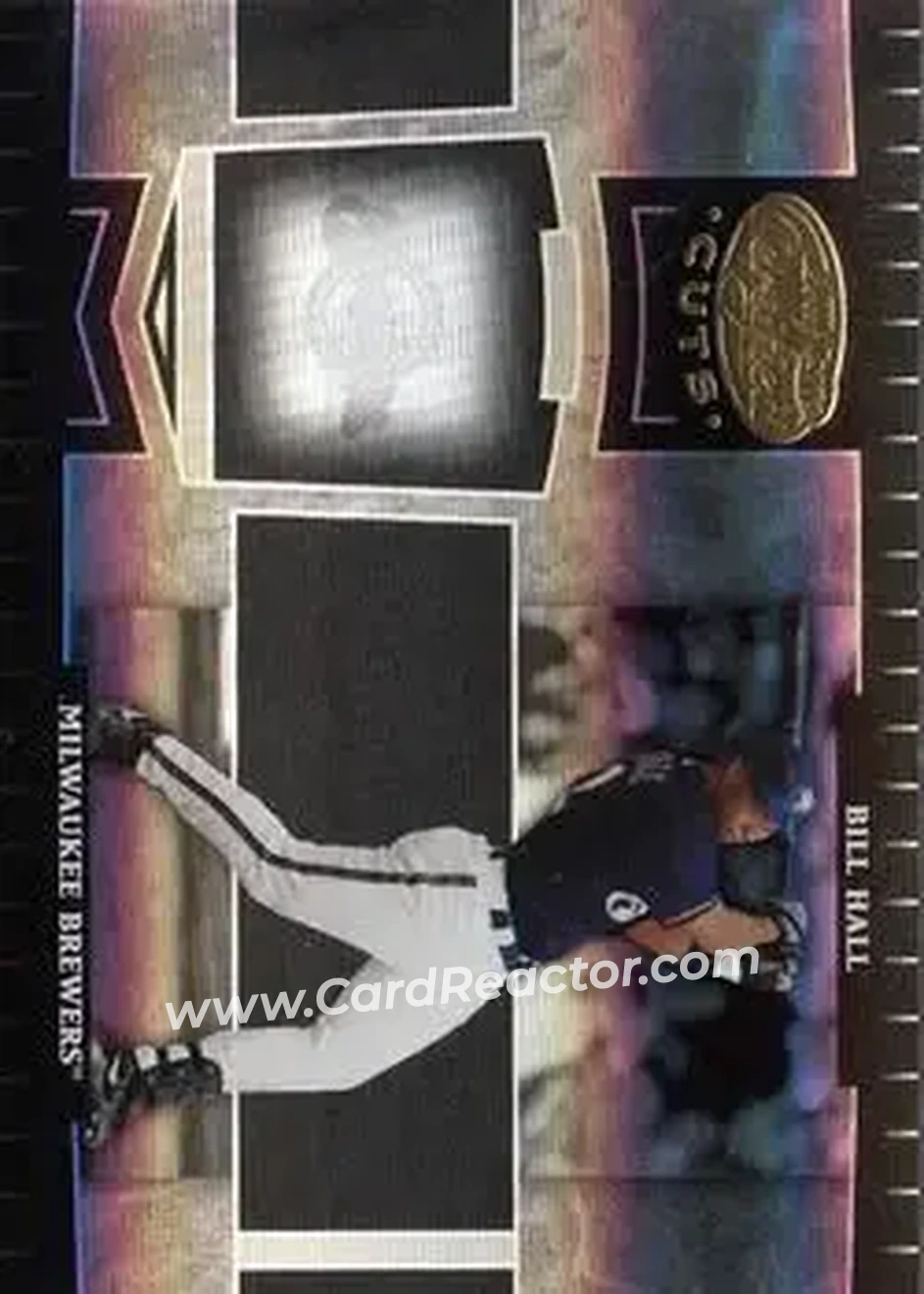 2004 Leaf Certified Cuts #198 - Bill Hall - Milwaukee Brewers - Front