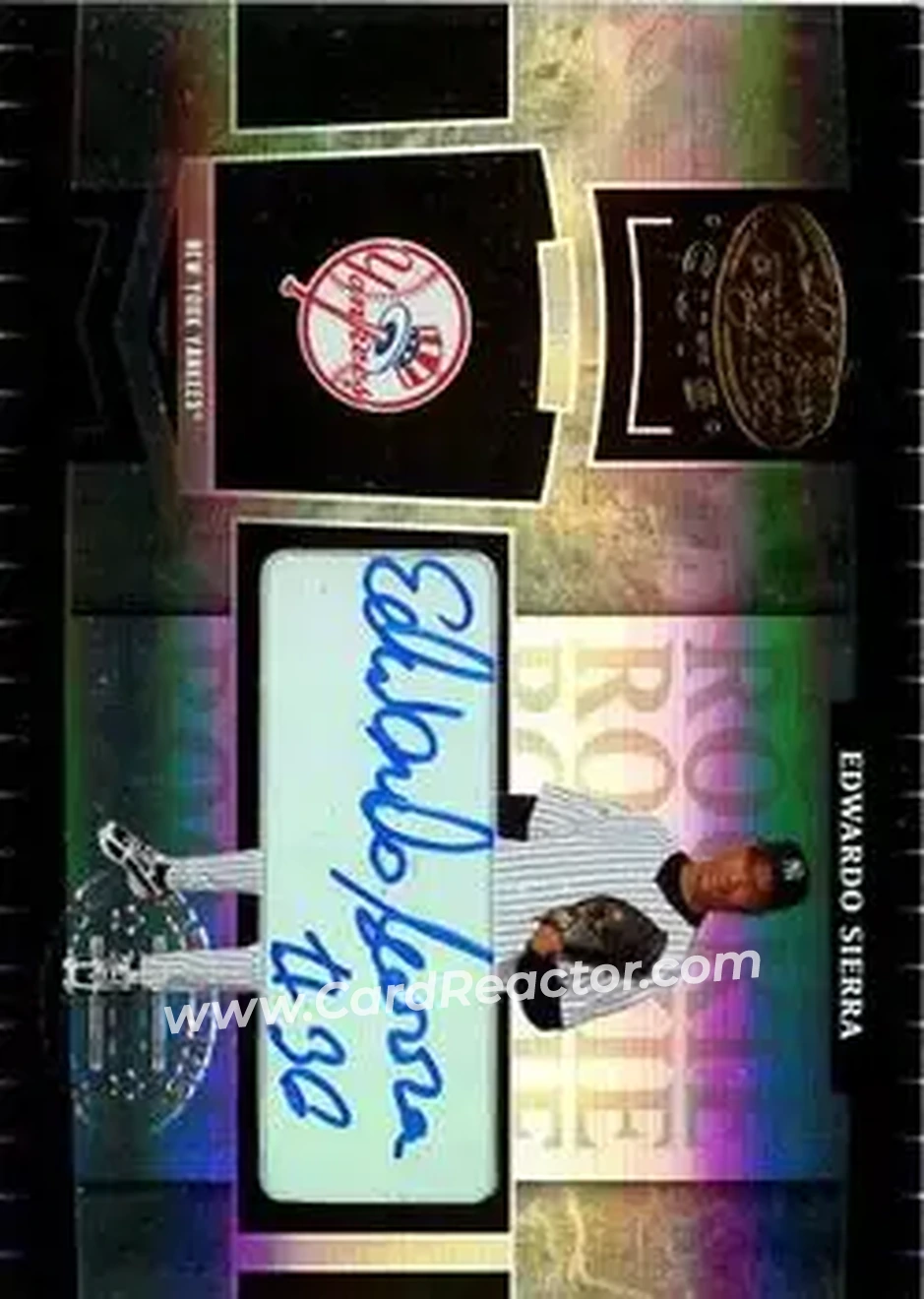 2004 Leaf Certified Cuts #263 - Edwardo Sierra - New York Yankees - Front