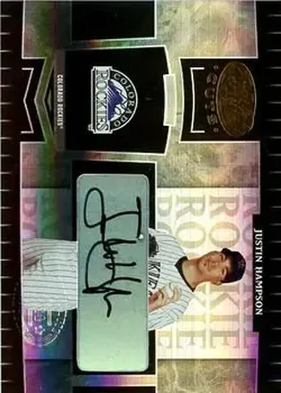 2004 Leaf Certified Cuts #278 - Justin Hampson - Colorado Rockies