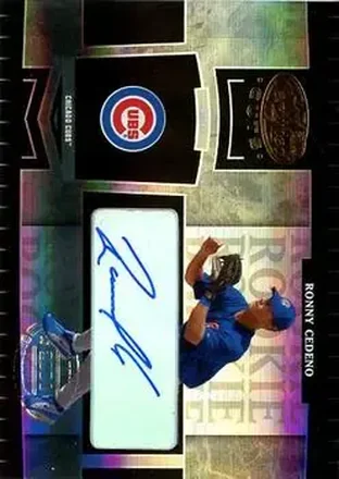 2004 Leaf Certified Cuts #291 - Ronny Cedeno - Chicago Cubs