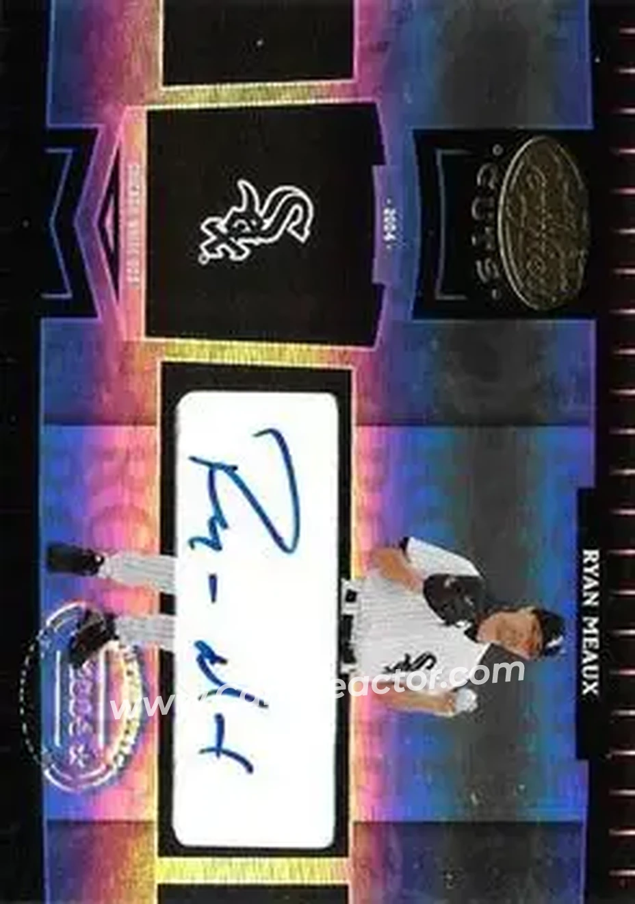 2004 Leaf Certified Cuts #292 - Ryan Meaux - Chicago White Sox - Front 2004 Leaf Certified Cuts #292 - Ryan Meaux - Chicago White Sox - Front