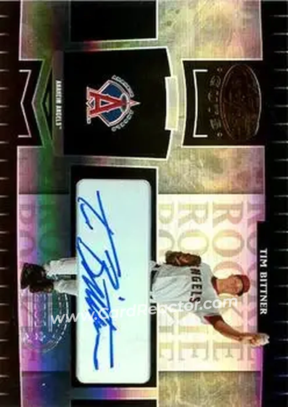2004 Leaf Certified Cuts #298 - Tim Bittner - Anaheim Angels - Front 2004 Leaf Certified Cuts #298 - Tim Bittner - Anaheim Angels - Front