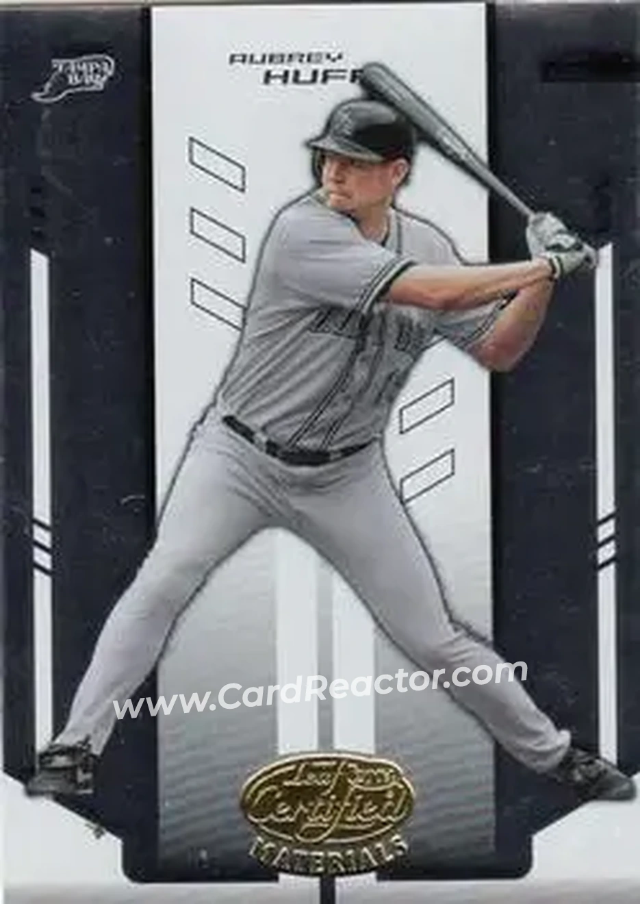 2004 Leaf Certified Materials #15 - Aubrey Huff - Tampa Bay Devil Rays - Front